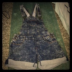 Denim overalls